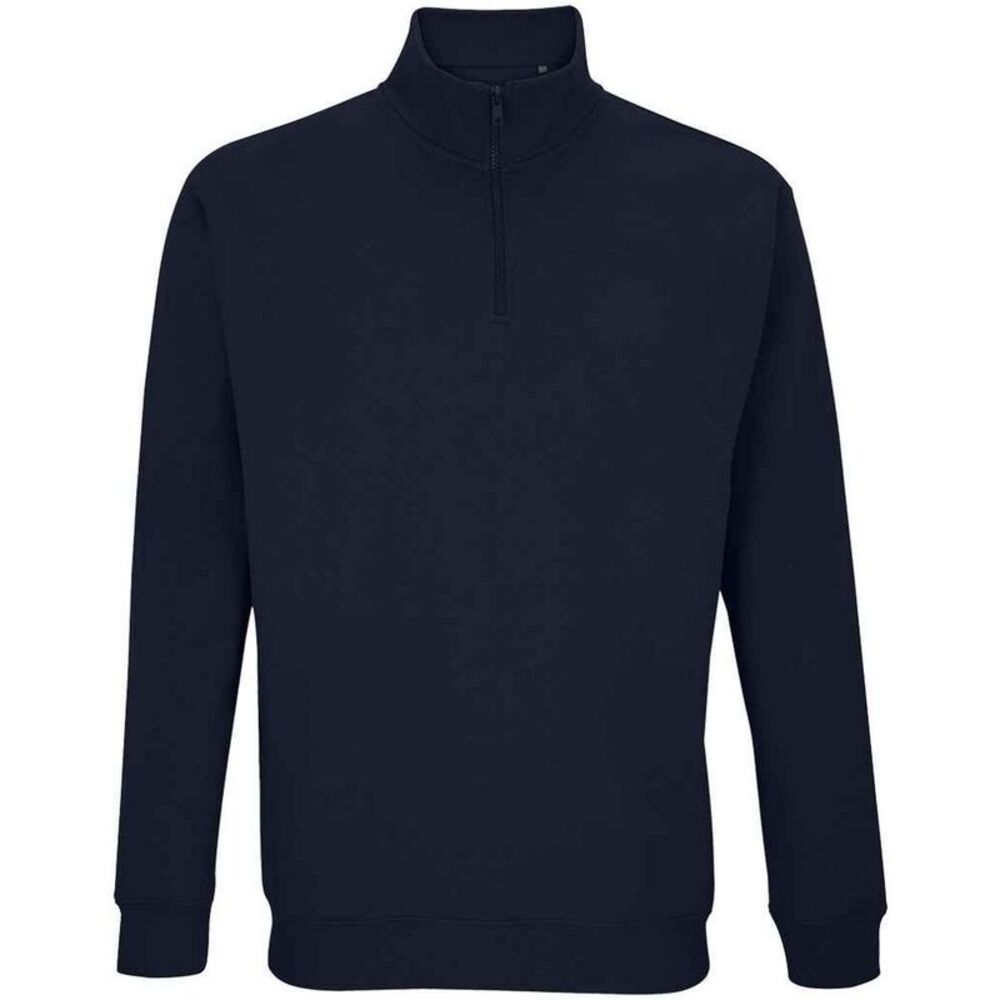 SOLS Unisex Adult Conrad Quarter Zip Sweatshirt / French Navy